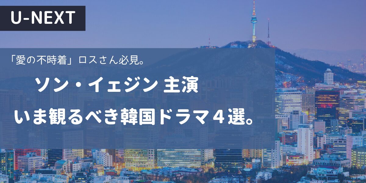 愛の不時着だけじゃない ソン イェジン主演の韓国ドラマおススメ４選 おススメ海外ドラマを鬼更新