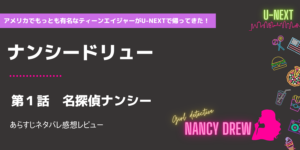 帰ってきた！少女探偵ナンシードリュー1話あらすじネタバレ感想レビュー