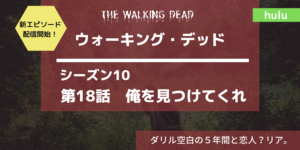 ウォーキング・デッドシーズン10第18話あらすじネタバレ感想レビューダリルの恋人はリア？