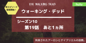 ウォーキングデッドシーズン10-19話あらすじネタバレ感想。ゲイブとアーロン