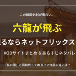 六龍が飛ぶ観るならネトフリ?史実との違いやユンソナ離脱の撮影裏話まとめ